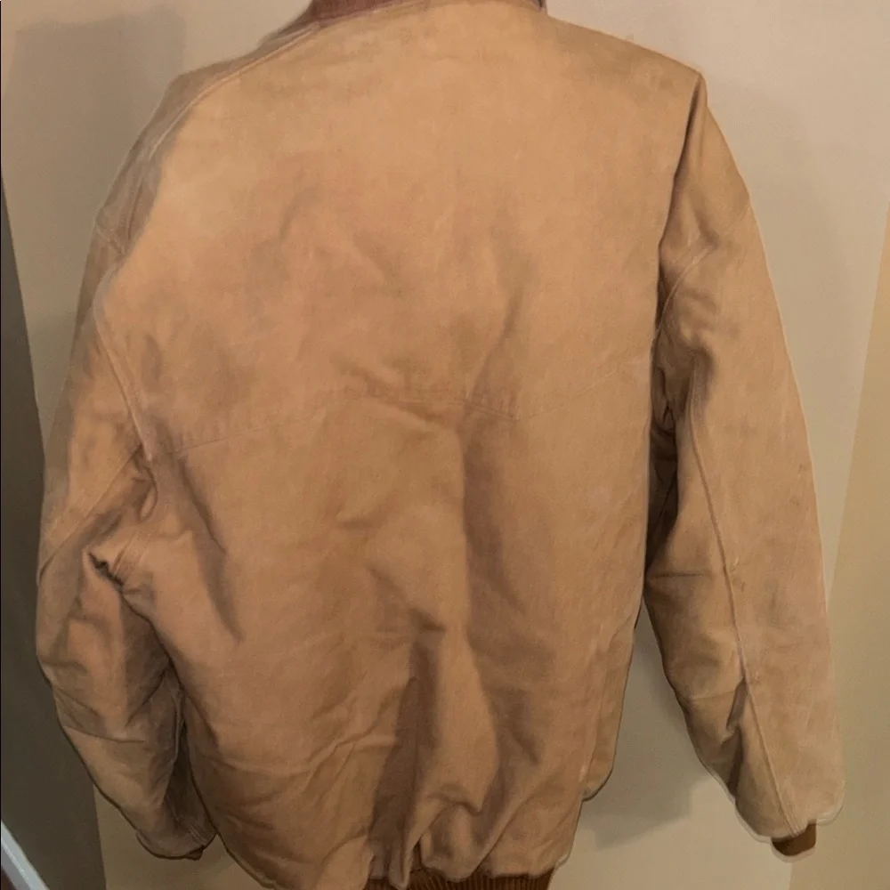 Vintage‎ Carhart J13 BRN Santa Fe Jacket Sandstone Quilted Flannel Lined XXL